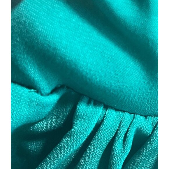 Laundry By Shelli Segal Dress Womens Size 10 Jade Green Sleeveless V-Neck Pocket - Picture 2 of 9